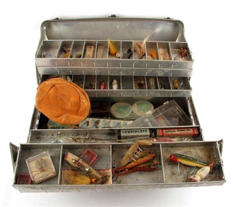 buddy metal boxes|vintage buddy tackle box.